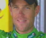 Kim Kirchen en vert après la sixième étape du Tour de France 2008
